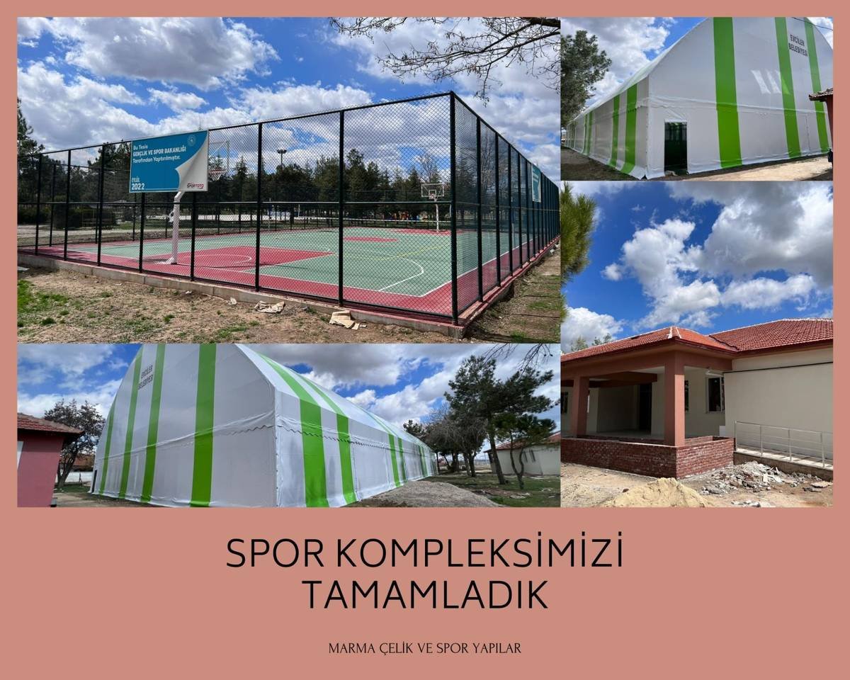 afyonkarahisar- evciler spor tesisinin yapımı